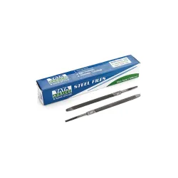 Tata Agrico Slim Taper Steel File (100mm) | Precision Hand File for Metalworking, Sharpening, Deburring & Finishing | High Carbon Steel (Set of 10)