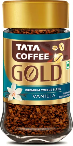 Image of Tata Coffee Gold Vanilla Instant Coffee 50g