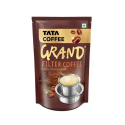 Tata Coffee Grand Filter Coffee, 200g, Rich & Strong, Coffee-Chicory Mixture (70% Coffee and 30% Chicory)