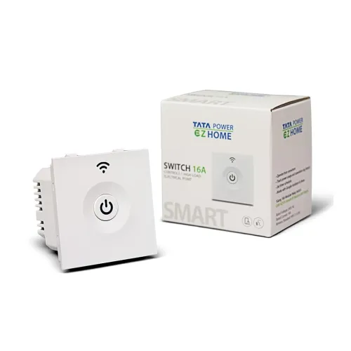 Image of Tata Power EZ Home Wifi MOSFET Smart Switch 16A 1 Channel, Modular Home Automation Product, 2_Way, Track Power Usage, Wh