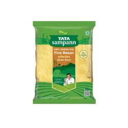 Tata Sampann 100% Chana Dal Fine Besan, Gram Flour, 1 Kg