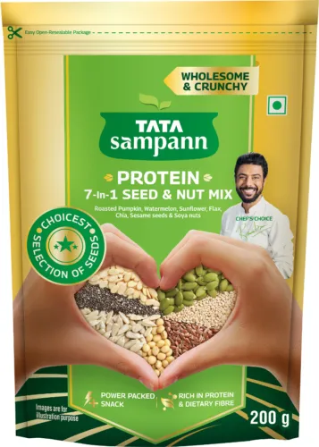 Image of Tata Sampann Healthy Seeds Mix, Rich in Protein, Magnesium & Phosphorus Assorted Nuts (1 x 200 g)