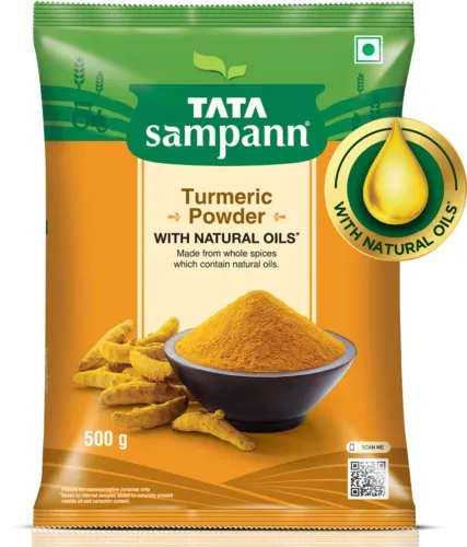 Image of Tata Sampann Turmeric Powder With Natural Oils, Haldi Powder (500 g)