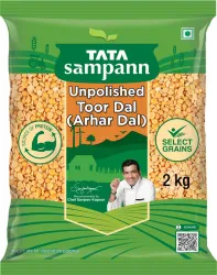 Tata Sampann Yellow Toor/Arhar Dal (2 kg)