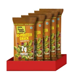 Tata Simply Better Mango Achari Flavoured Edamame Mix, Pack of 5 (28g Each)