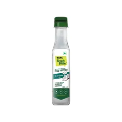 Tata Simply Better Pure & Unrefined Cold Pressed Virgin Coconut Oil,Naturally Cholesterol Free,250 Ml,Rich Aroma & Flavo