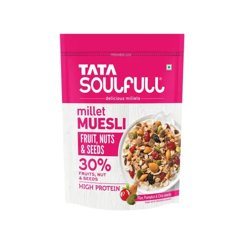 Image of Tata Soulfull Fruit Nuts & Seeds Millet Muesli, 500g