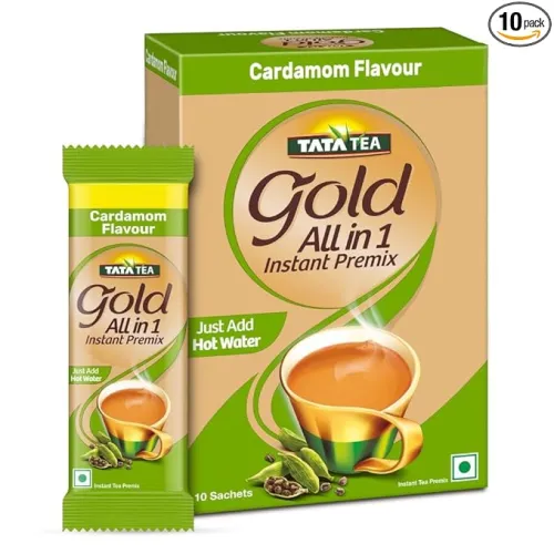 Image of Tata Tea Gold All-in-1 Cardamom Premix – 10 Sachets