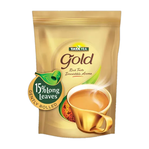 Image of Tata Tea Gold Black Tea with Gently Rolled Aromatic Long Leaves Unflavoured Black Tea Pouch (750 g)