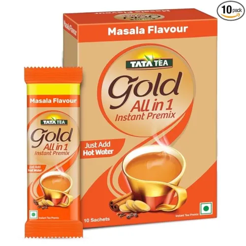 Image of Tata Tea Gold Instant Premix Masala Tea 10 Sachet 
