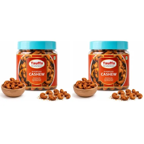 Image of Tauffa Barbeque Cashews 250g | Smoky BBQ Flavoured Roasted Cashew Nuts