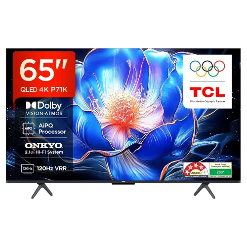 Image of TCL 165 cm Smart QLED Google TV 65P71K