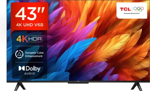 Image of TCL 43-Inch 4K UHD Smart Google TV (43V6B)