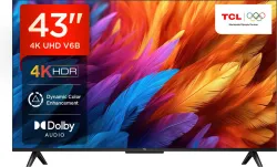 TCL 43-Inch 4K UHD Smart Google TV (43V6B)
