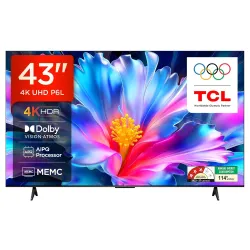 TCL 43 inches 4K Ultra HD Smart LED Google TV 43P6L