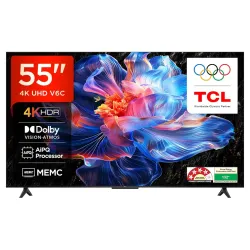 TCL 55inch 4K Bezel-Less Smart LED TV (55V6C)
