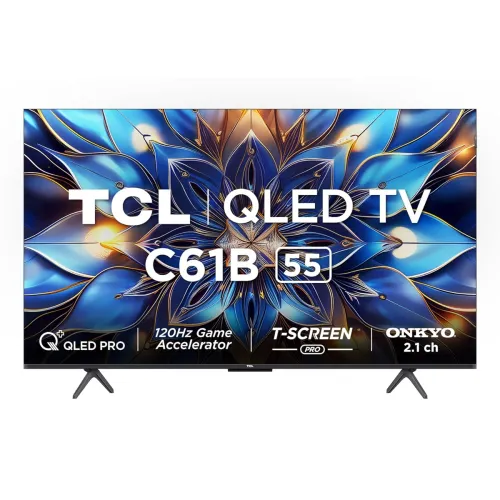 Image of TCL 55inch 4K QLED Smart Google TV Black (55C61B)