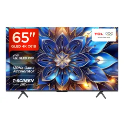 TCL 65 Inch 4K Ultra HD Smart QLED Google TV (65C61B)