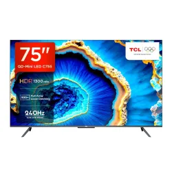 TCL 75″ 4K QD‑Mini LED Google Smart TV