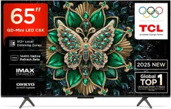 TCL C6K 164 cm (65 inch) Ultra HD (4K) Mini LED Smart Google TV 2025 Edition with 512+ Local Dimming Zones | High HDR Br