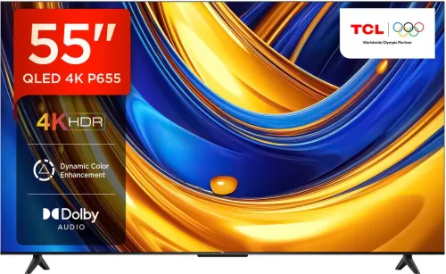 Image of TCL P655 139 cm (55 inch) Ultra HD (4K) LED Smart Google TV with T-Screen.