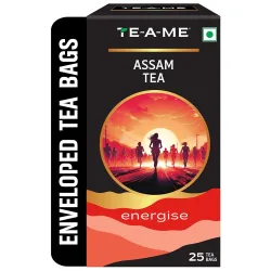 TE-A-ME Energise Assam Tea - 25 Teabags 