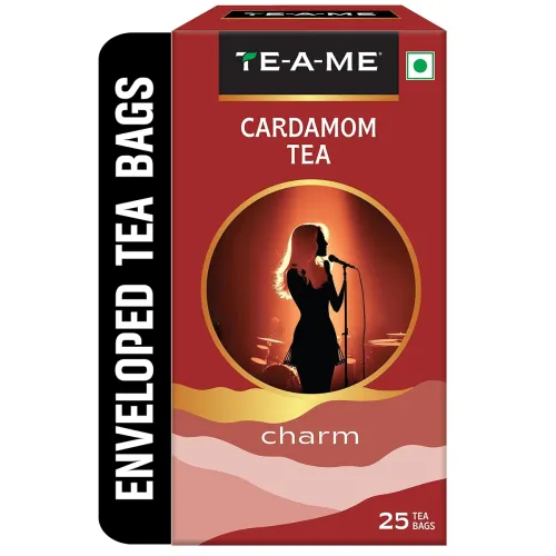 Image of TE-A-ME Elaichi Teabags, Flavoured Chai, Black Tea, 50 gram | 25 Tea bags