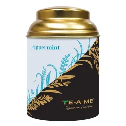 TE-A-ME Peppermint Loose Tin 50 Grams | Peppermint Tea | Caffeine Free Tea | Christmas Gift | New Year Gift