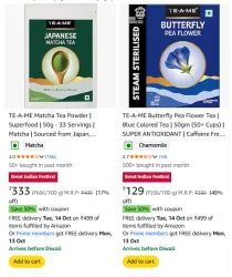 Tea Bags @ Apply 50% Coupon Discount