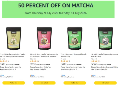 Image of TE-A-ME Matcha Tea Powder Apply 50% Coupon