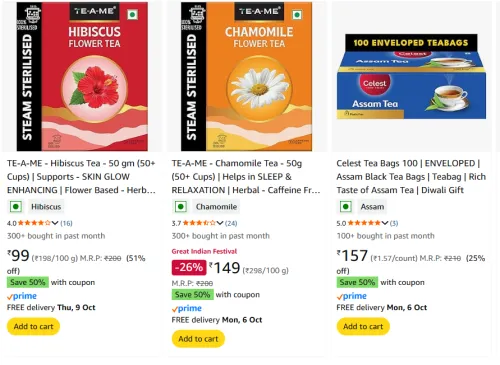 Image of Tea Starting @ ₹99