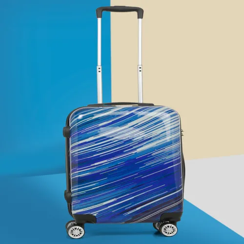 Image of Teakwood Leathers Abstract Printed Large trolley bag 32.2 L