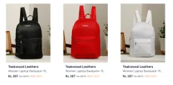 Teakwood Leathers Backpack Up to 90% Discount