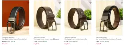 Teakwood Leathers Belts upto 91% Discount