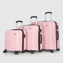 Teakwood Leathers India Set of 3 Hard Sided Trolley Bag-191L