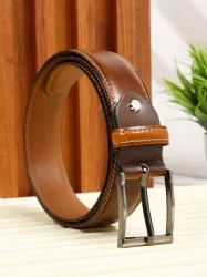 Teakwood Leathers Men Casual Brown Genuine Leather Belt