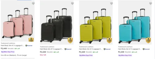 Image of Teakwood Leathers Suitcases at minimum 80% Discount