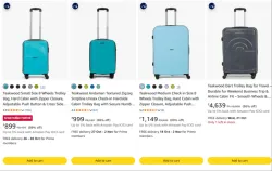 TEAKWOOD LEATHERS Trolley Bag upto 96% Discount