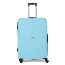 Teakwood Medium Sky Blue Trolley Bag