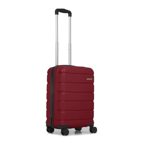 Image of Teakwood Unisex Trolley Bag 8 Wheel Suitcase