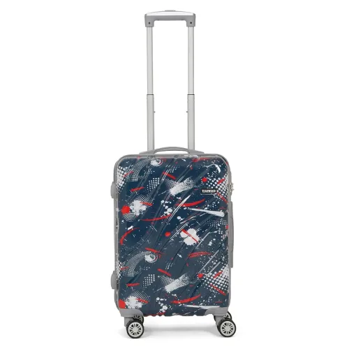 Image of Teakwood World Small 55 cm Cabin Size Trolley Bag Polycarbonate 360 Degree 8 Wheels Luggage Bag