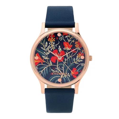 Image of TEAL BY CHUMBAK Round Dial Analog Watch 