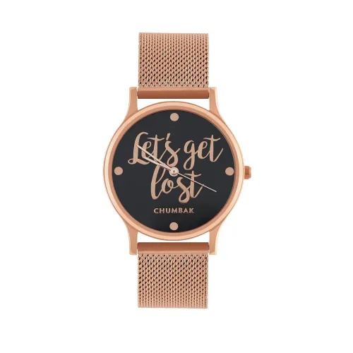 Image of TEAL BY CHUMBAK Round Dial Analog Watch for Women