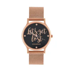 TEAL BY CHUMBAK Round Dial Analog Watch for Women