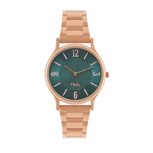 Image of TEAL BY CHUMBAK Sunset Ombre Analog Watch