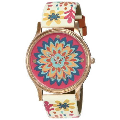 Image of TEAL BY CHUMBAK Round Dial Analog Watch for Women