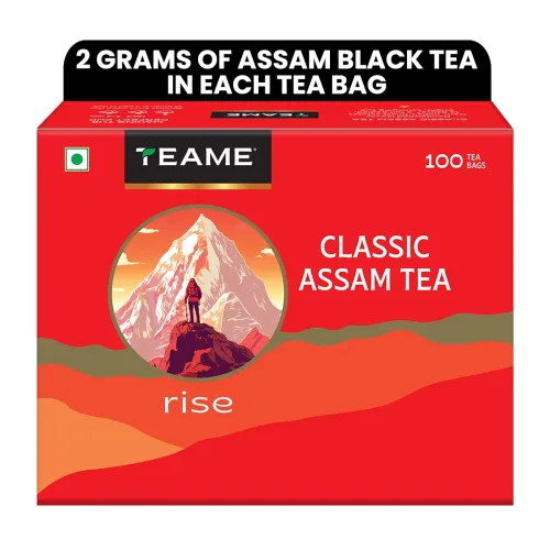 Image of TE-A-ME Classic Assam Black, 100 Tea Bags | Strong Indian Tea | Rich Aroma