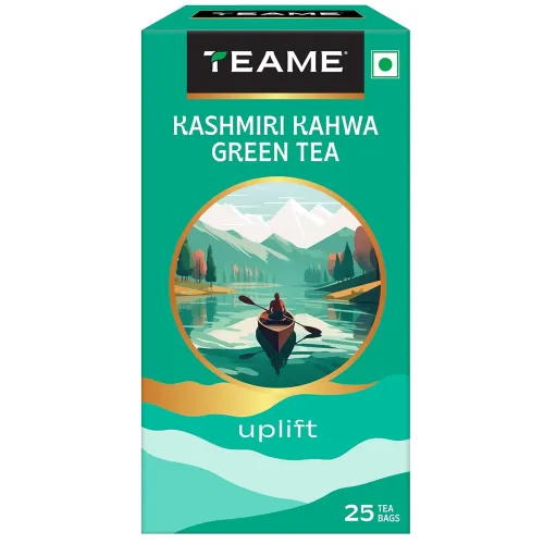 Image of TE-A-ME Kashmiri Kahwa Green Teabags 25 pcs