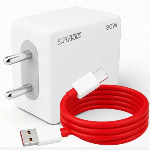 Image of TechBlaze 80W SuperVOOC Wall Charger with Detachable Cable