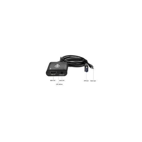Image of Technotech USB 3.0 to HDMI Converter Cable Graphics Card Adapter 